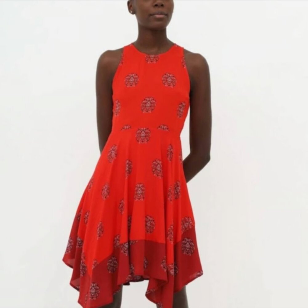 A.L.C. Elisa Red Printed Dress - Size 0